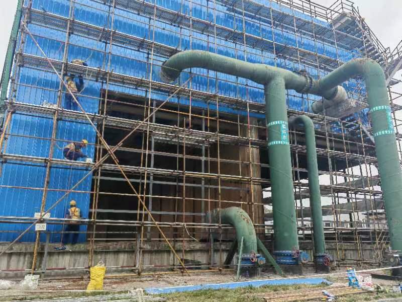 陕西金泰氯碱化工有限公司大修，二期循环水护围板维修改造项目。